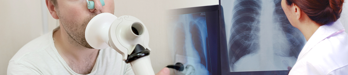 総合病院と同等の呼吸機能検査・AI解析によるX線診断
